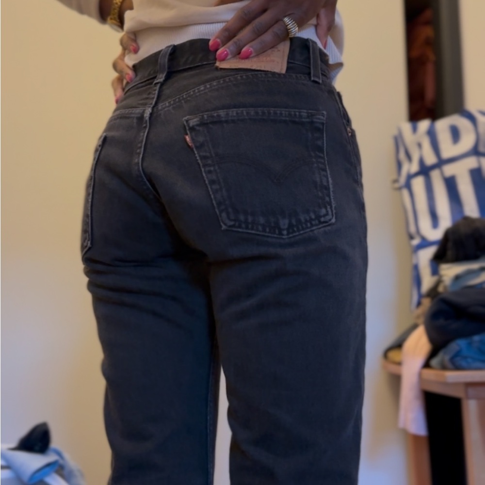 Black Levi’s Black Jeans 100% cotton vintage